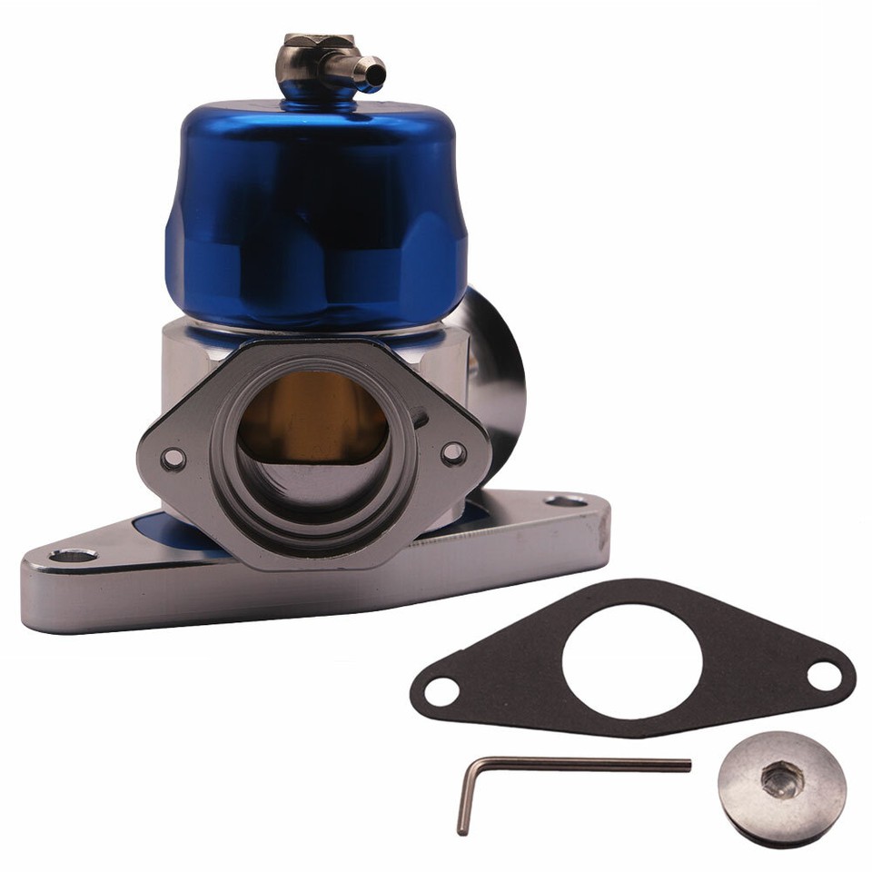 Adjustable Dual Port Blow Off Valve For Subaru WRX (02-07) & STI (04-18) - Blue