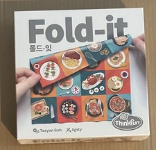 Fold-It Thinkfun Game Ages 7+ 2-4 Players Bra...
