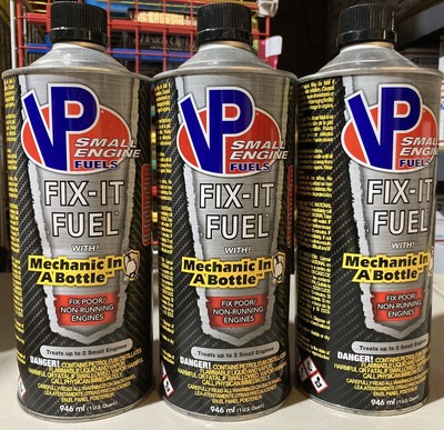 3 Cans VP Racing Fix It Fuel Premixed Small Engine Fuels 1 QT Per Can
