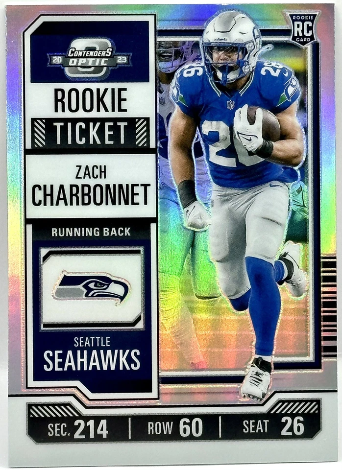 2023 Panini Contenders Optic Zach Charbonnet #99