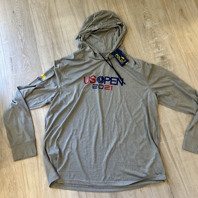 Polo Ralph Lauren Long Sleeve Hood US Open 2021 Gray Men’s XL