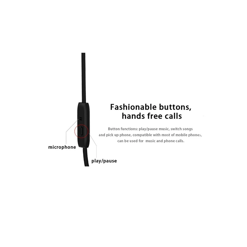 Fones de ouvido intra-auriculares Langsdom R30 extra graves, isolamento de ruído microfone conector 3,5 mm - Branco - Imagem 3 de 4