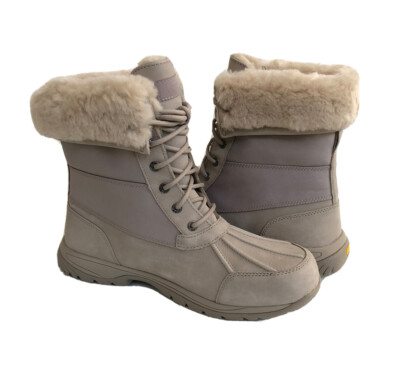 UGG MEN BUTTE MONO PUTTY WATERPROOF SHEARLING Boot US 10 