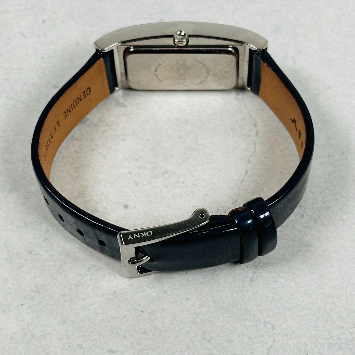 ??TRADED??@alicibp-DKNY leather wrap watch DKNY Logo City Maxi Black Leather Strap Ladies Watch main image 4