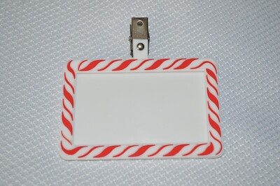 ID NAME BADGE TAG CARD HOLDER ~ SWIVEL CLIP ~ HOOK CLIP ~ CHRISTMAS ~ (14) TOTAL
