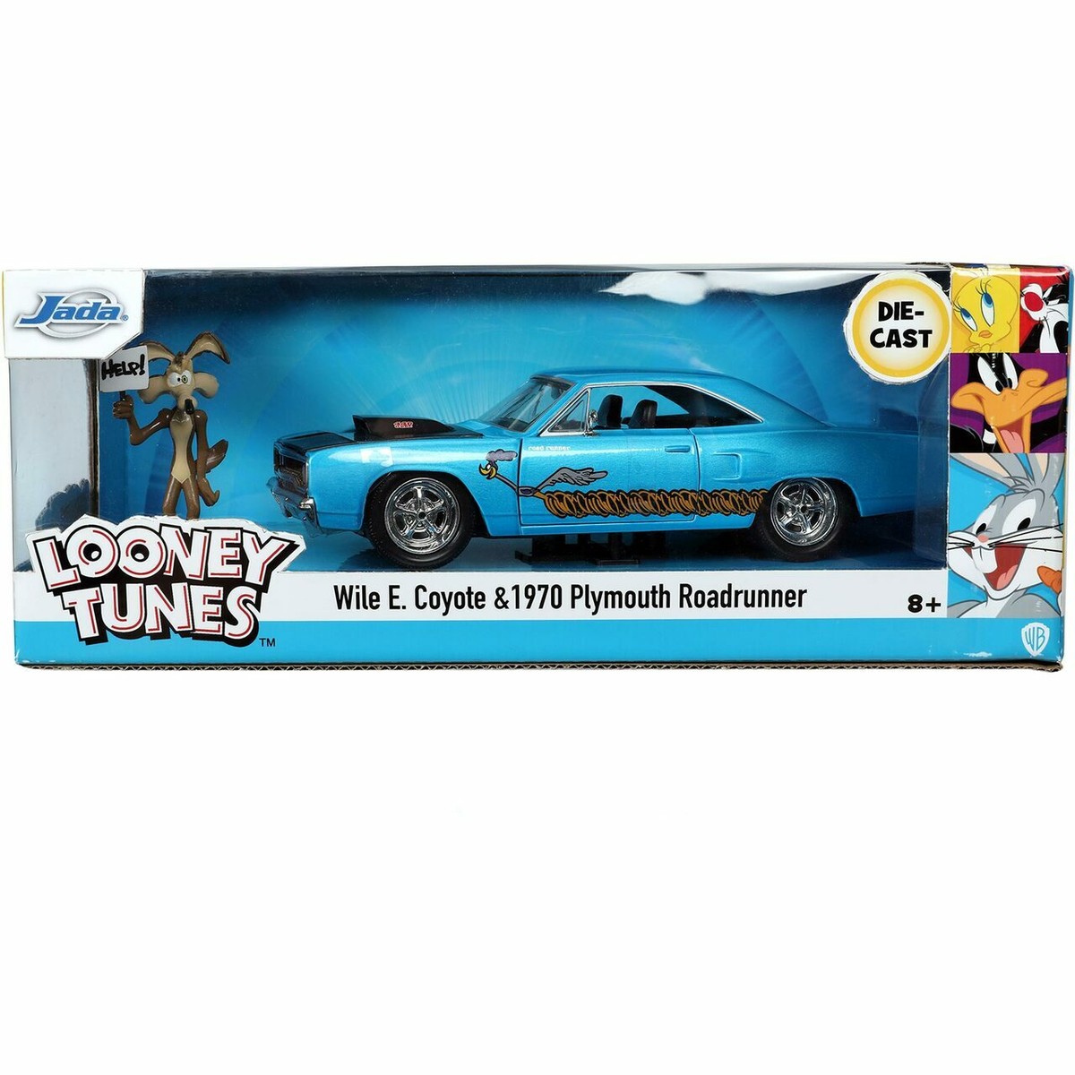 送料込み　1:24 LOONEY TUNES 1970 Plymouth 1/24 Jada Hollywood Rides Looney Tunes 1970 Plymouth Road
