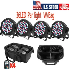 4PCS 36LED DJ Disco Party Stage Light RGB DMX Beam Lights KTV Show PAR Light