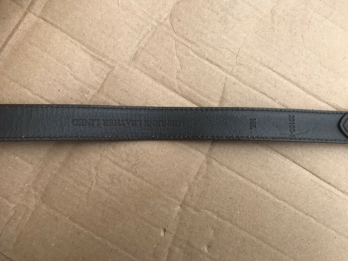 Van Heusen belt BROWN WOMENS GENUINE LEATHER 20160-1 SIZE M 