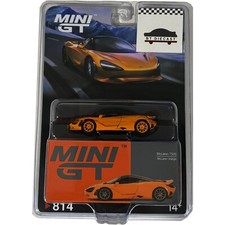 MINI GT MCLAREN 750S 1/64 DIECAST MODEL CAR ORANGE MGT00814 Chase