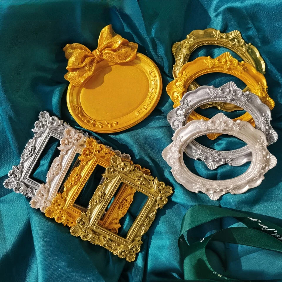 Marco de fotos Victoria accesorios de fotografía adornos decoración hágalo usted mismo arte retro elegante Foto 2 de 4