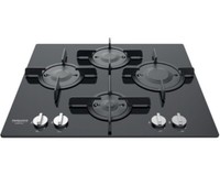 Hotpoint FTGHG641DHABK Ebene Kochen 4 Brenner 60 Cm Schwarz