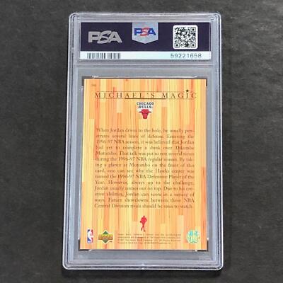 その他 1996 L MICHAEL JORDAN PSA 9 MINT 1996 Collectors Choice #386 Michael Jordan PSA MINT 9 Bulls | eBay