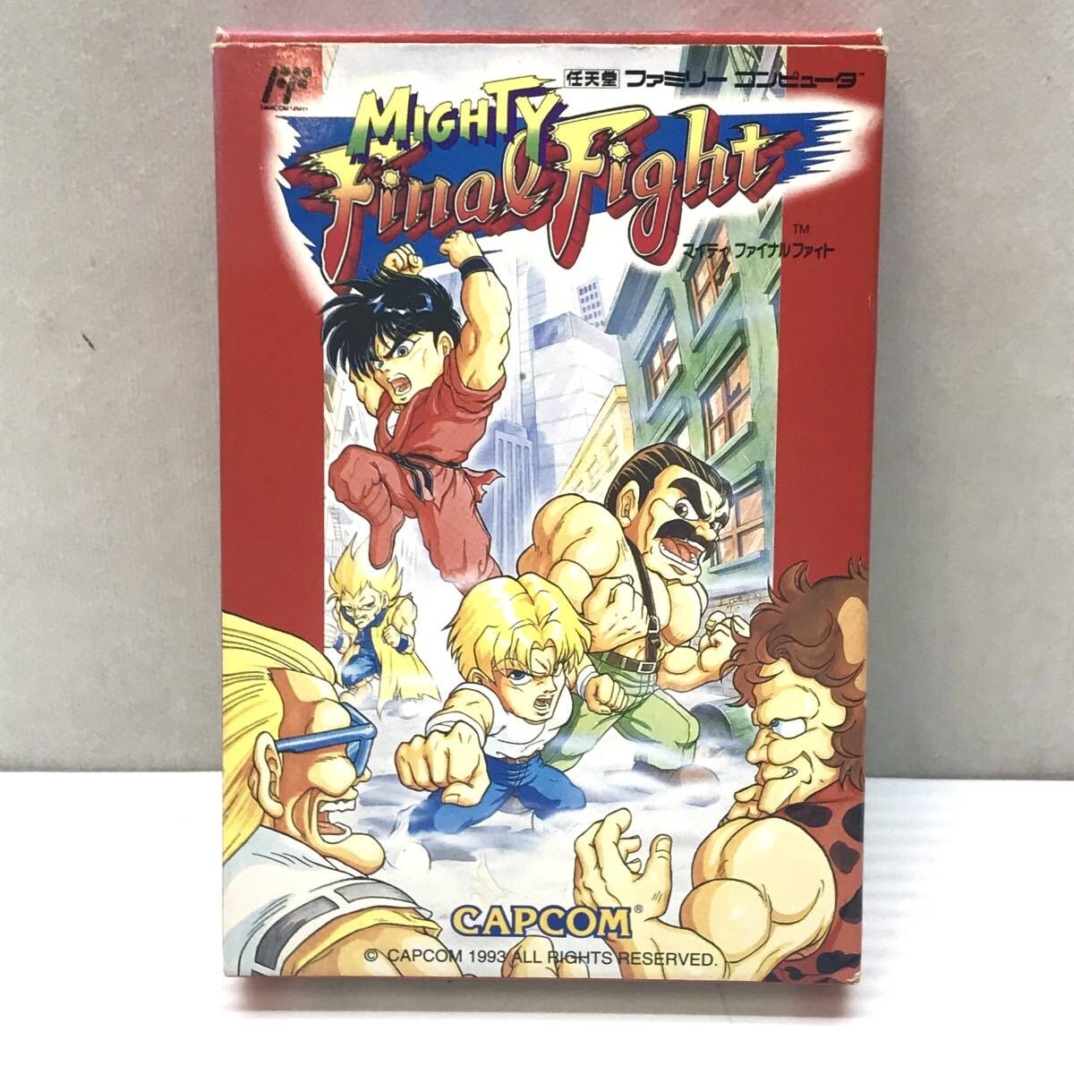 Mighty Final Fight Nintendo Famicom NES Boxed CAPCOM Japanese 