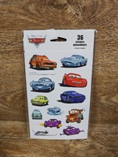 36 Stickers Disney Pixar Cars NIP Lighting McQueen