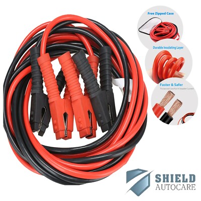 Starthilfekabel Starter Batterie Booster Kabel 800 Ampere 6 m - 20 Fuß lang Schwerlast