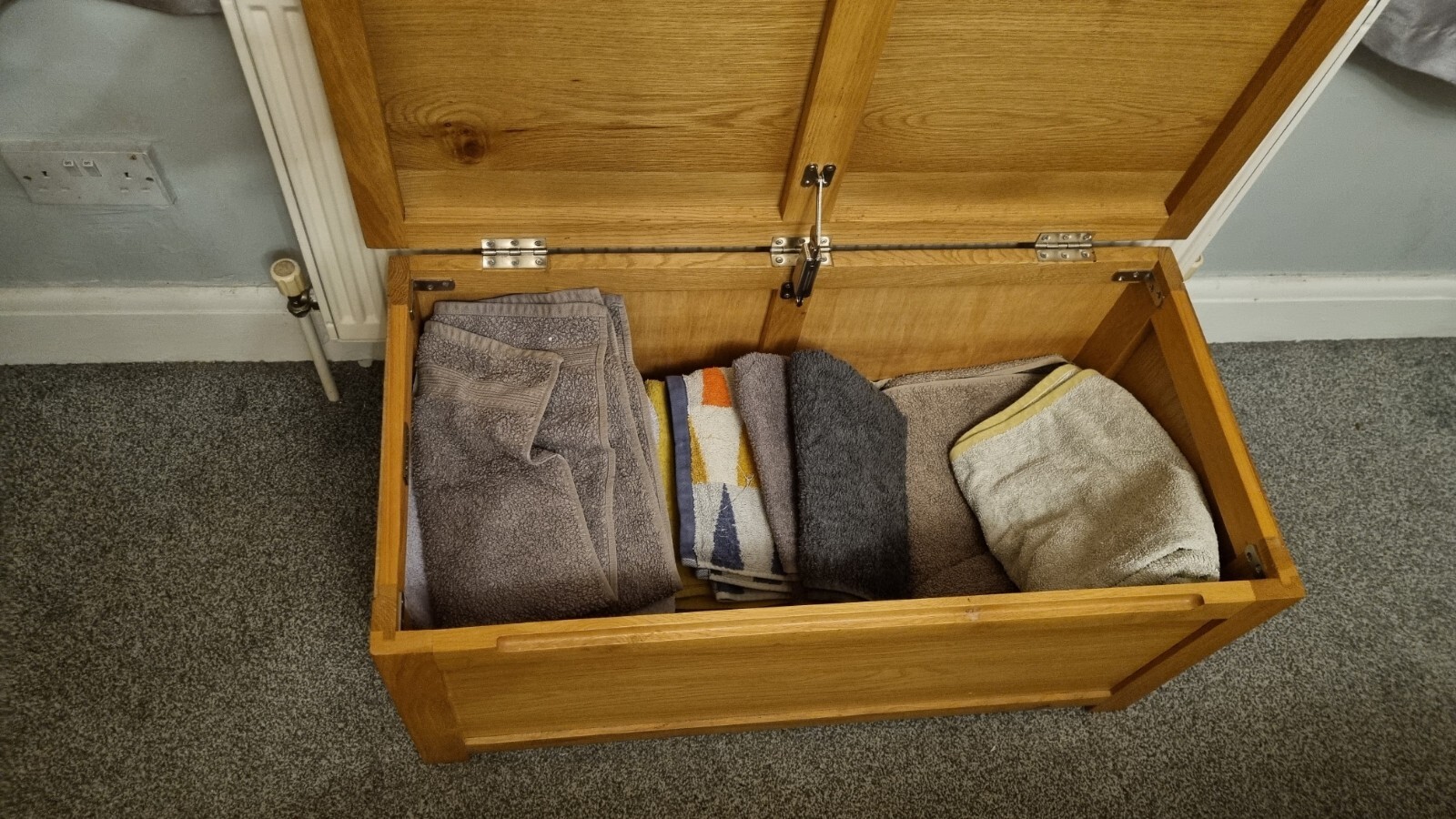 Pine Wood Blanket Box eBay