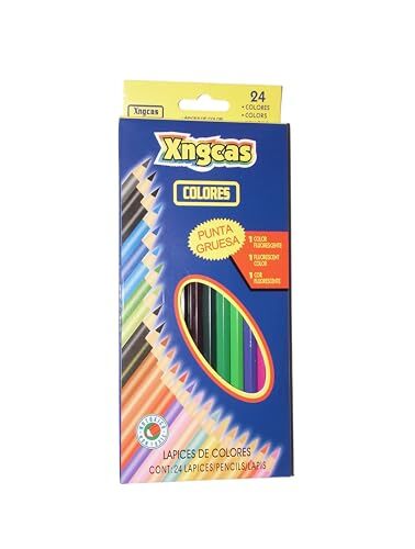 Colored Pencils Bulk Kids School Supplies For Teachers 1 Pack with 24 Colors-image