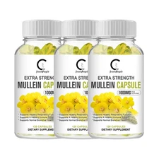 Mullein Leaf Capsules | 120 Count | Support Lung Cleanse
