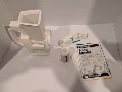 Presto Salad Shooter Electric Shredder Grater Slicer w/ Box