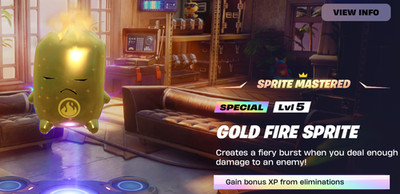 Fortnite gold fire sprite master level 5 guaranteed