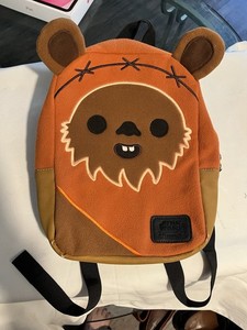 Loungefly Disney Star Wars Wicket Cosplay Fleece Ewok Mini Backpack Rare EXCLUSIVE RE-RELEASE: Loungefly Star Wars Wicket Ewok  main image 3