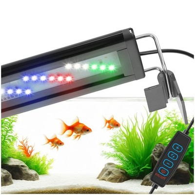DaToo LED Aquarium Light Full Spectrum Fish Tank with Dimmer 8~12 Inch