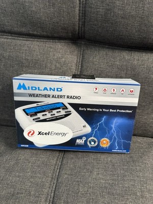 NEW Midland WR120B All-Hazards NOAA Weather Alert Radio w/ Alarm Clock