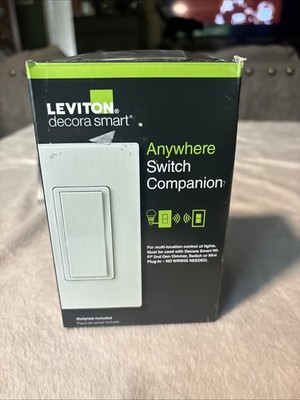Leviton Decora Smart Anywhere Switch Companion Decora Smart Wifi Gen2 DAWSC-1RW