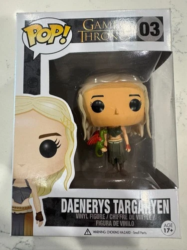 🔥Funko Pop!: Game of Thrones DAENERYS TARGARYEN W/ RHAEGAL #03 VAULT🔥