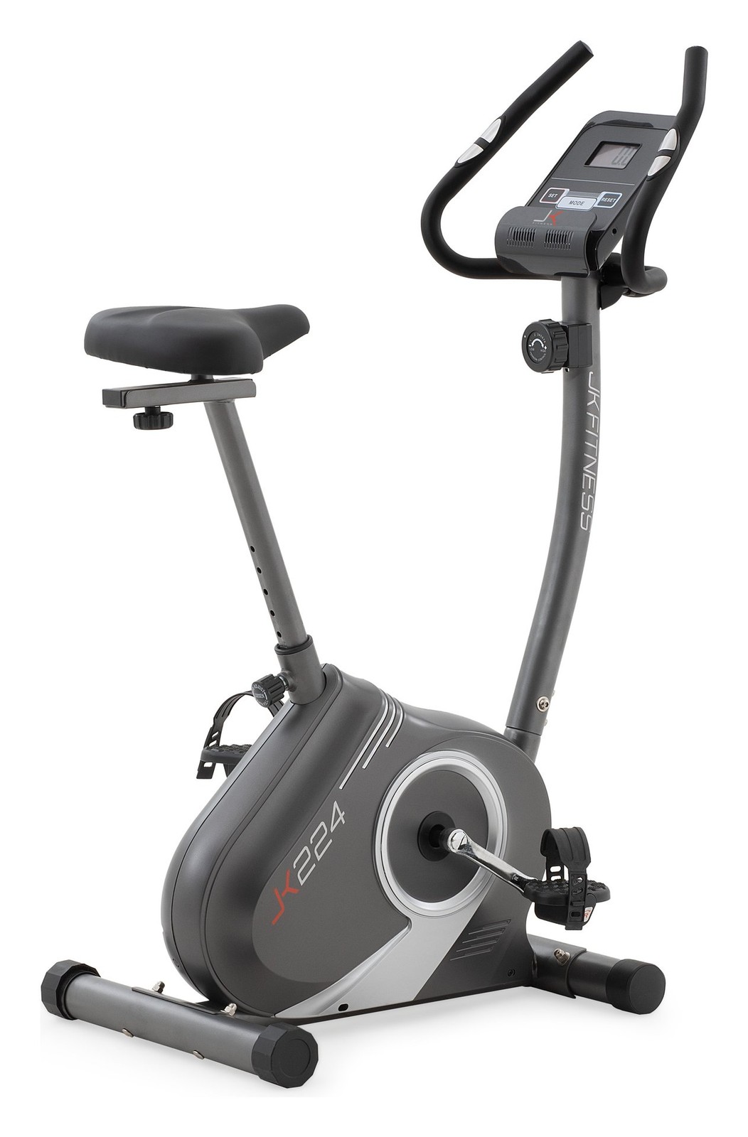 Jk Fitness Cyclette magnetica (volano 7 Kg ) Nero e Grigio JK224