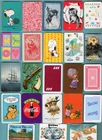 23 Single Swap Playing Cards MINI VARIETY  SNOOPY CAT HORSE COKE AD SOME VINTAGE