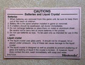 Vintage 1984 Nintendo Boxing Micro VS. System Game- Works!