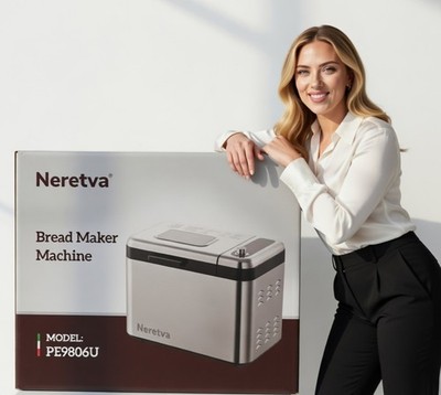 NEW Neretva 3.3LB Bread Maker   15-in-1 Large Capacity Bread Machine