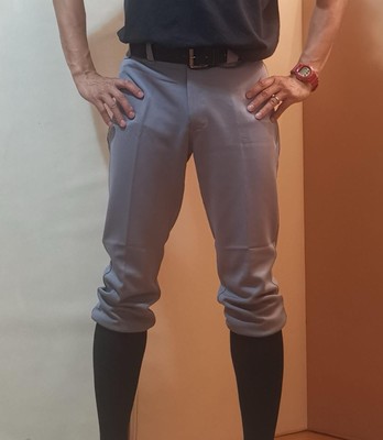 TUSA Softball Baseball Hose weiß/schwarz/grau Bundweite 24 - 36  Cropped Hose