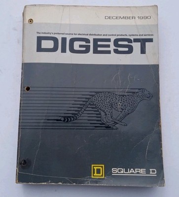 1990 SQUARE D Catalog Digest Original