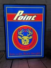 Vintage Point Beer Lighted Sign Stevens Point Brewery WI Deer Buck