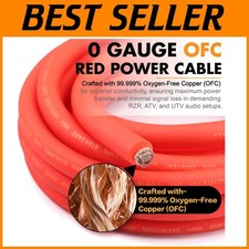 1/0 Gauge 0 AWG Pure OFC Amp Wiring Set 6000W - Complete Kit