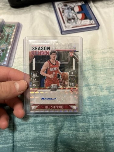 Reed Sheppard Rookie Auto /25 Contenders Optic