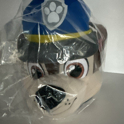 Nickelodeon Paw Patrol Chase Plush Basket with Handle - Brand New