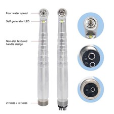 Dental Self Generator LED High Speed Handpiece Four Water Spray Free Retraction