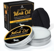 MEKER Mink Oil for Leather Boots, Conditioner and Cleaner 3.52... 