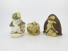 Harmony Kingdom Lot of 3 Figurine Trinket Boxes Birds Inspired Vintage 
