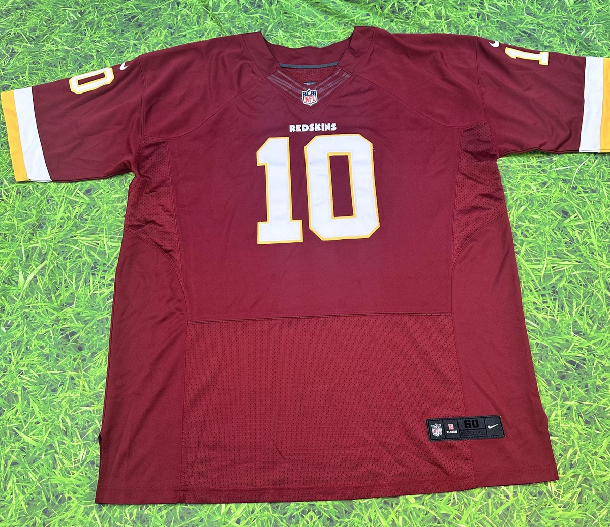 Authentic Washington Redskins Jersey Mens 60 NFL Griffin III Nike