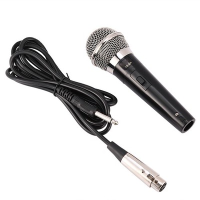Handheld Professional Wired Dynamic Microphone Clear Voice For Karaoke Vocal SET