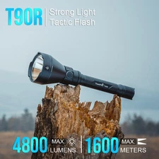 TrustFire T90R LED Tactical Flashlight Rechargeable 4800LM High Lumen Flashlight