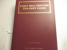 PCS Stamps & Coins Early 20th Century 10 cent Set, 24 silver coins. 8 stamps