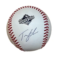 Tommy Edman Dodgers Signed Autographed 2025 World Series Baseball Tristar 