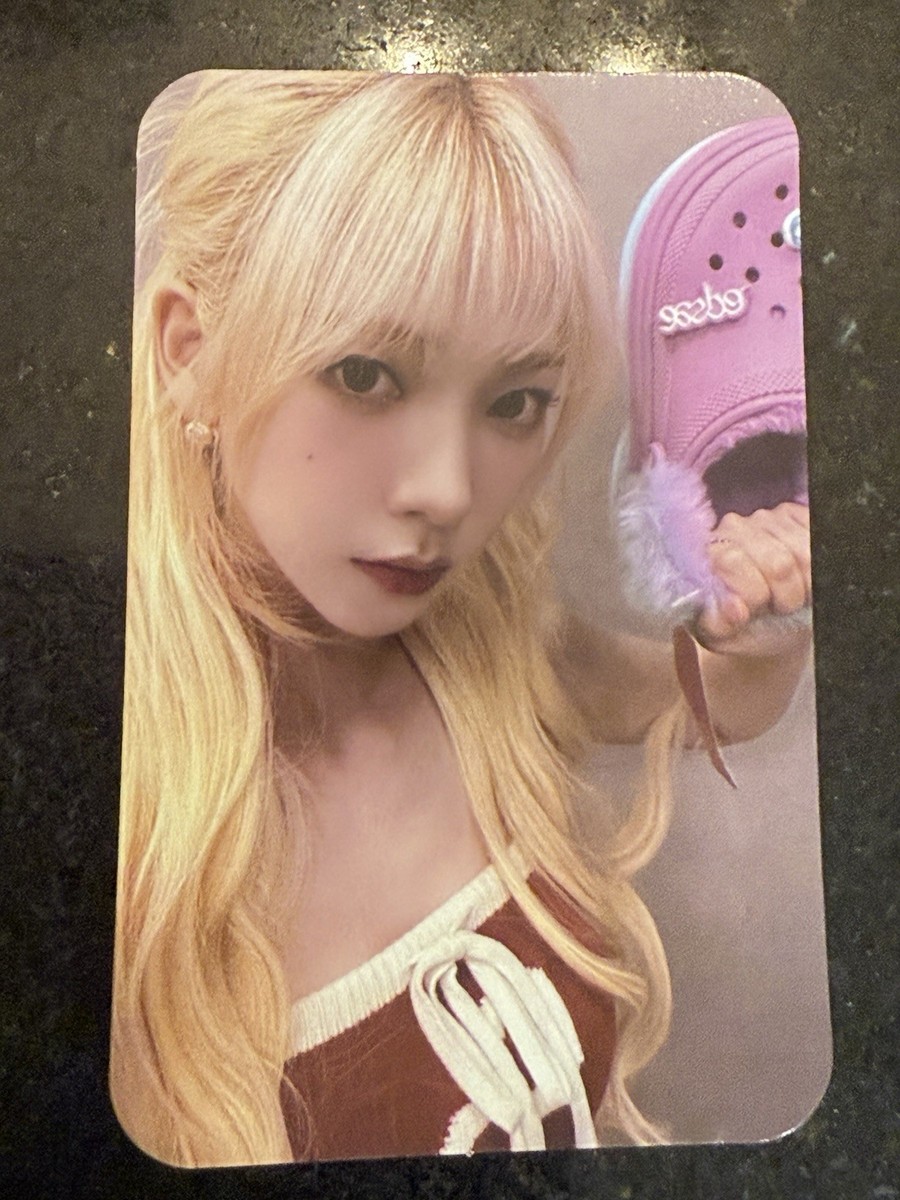 karinaです Aespa Karina x Crocs Photocard RARE Fast Free Shipping | eBay