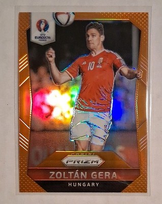 2016 Panini Prizm UEFA Euro Orange Prizm Zoltan Gera 11/20