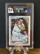 2020 Bowman Mega Box Chrome Mojo Autographs Tarik Skubal #BMA-TS HGA 9.5 GEM MT